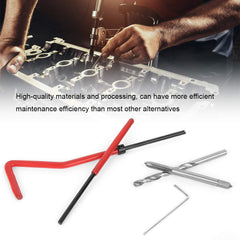 Qiilu M4 Helicoil kit restores damaged threads in metal housings.