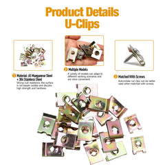 Qiilu radiator hood bumper clips resist wear in engine bay environments.