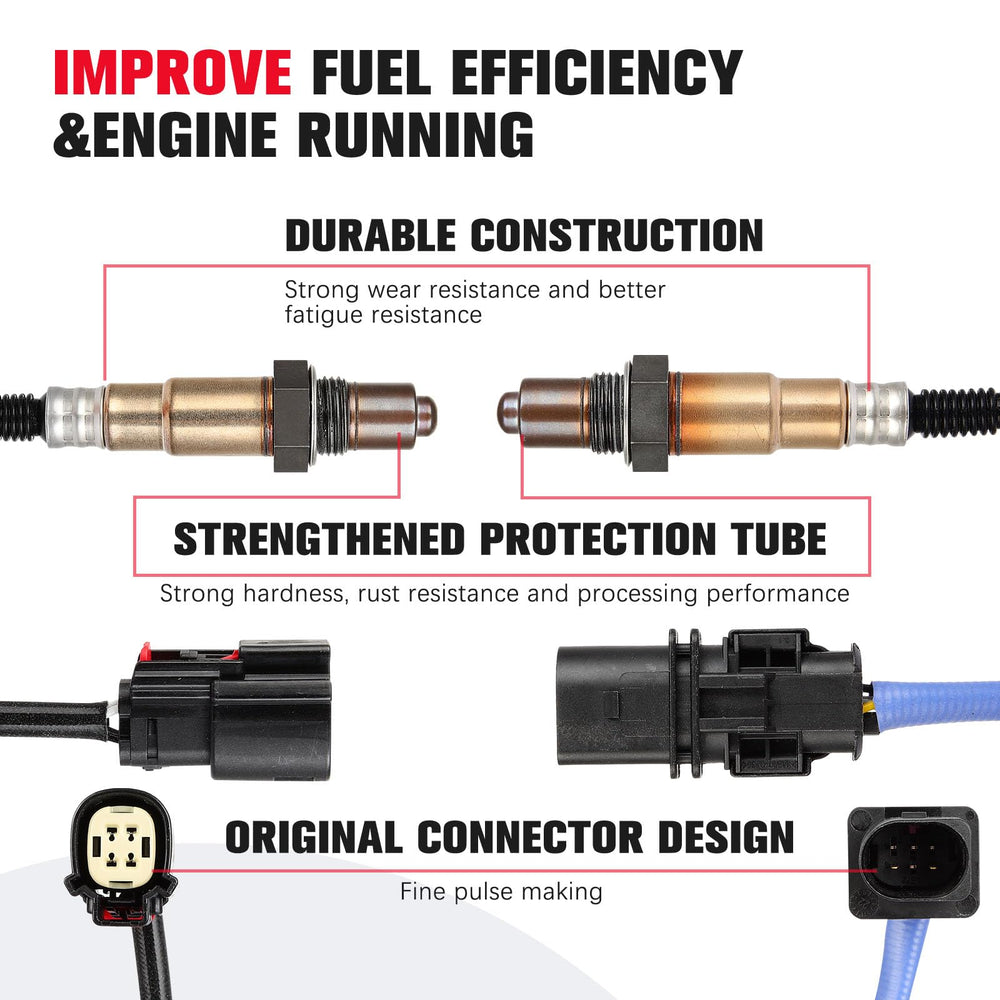 QIJIAUTO O2 sensor connectors for easy and secure installation.