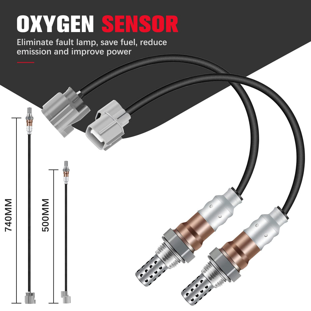 QIJIAUTO SG1861 sensor pair, downstream and upstream images, supports smoother idle.
