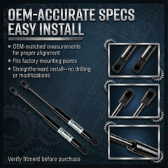 QiMox front-hood-struts durable rod construction ensures lasting performance.