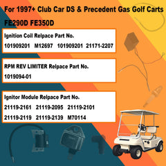 QINLANAP compatibility chart for Club Car DS and Precedent 1997 upward
