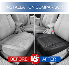 Qinlive non-slip gel bottom keeps the seat cover in place