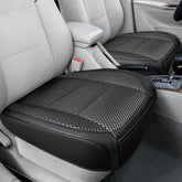 Qinlive ventilated bottom seat cover top view showing breathable airflow for comfort.