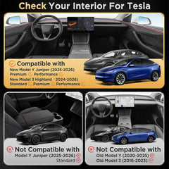 QINQINTU protect carpet with model Y Juniper door sill guard