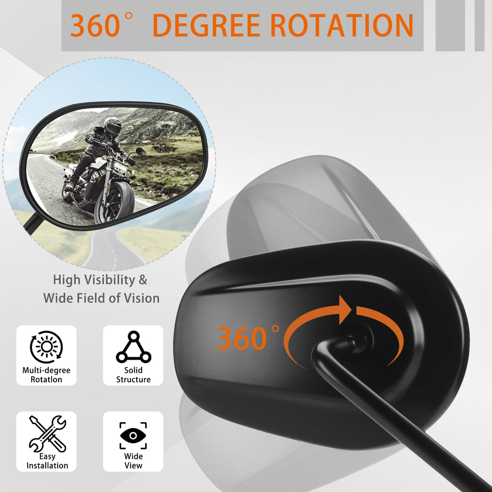 QIONGWEN aluminum housing mirror withstands weather