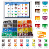 Qizpcer car fuse kit full set with blade fuses for quick replacements