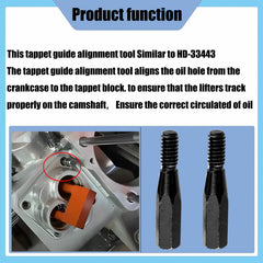 QJPT tappet guide kit demonstrates broad Harley compatibility for EVO and Twin Cam engines.