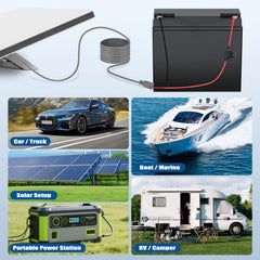 QKJCE Starlink Mini compatible with solar generators for off-grid setups.