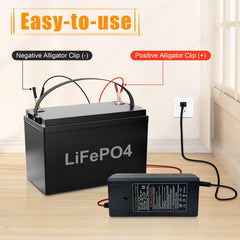 QKR charger box packaging reveals included connectors and safety notes.