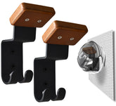 Qktxktzy wall-mounted helmet rack demonstrates organized garage storage.