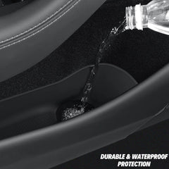Qlhshop easy installation drops in without tools for Tesla Model Y door pockets.