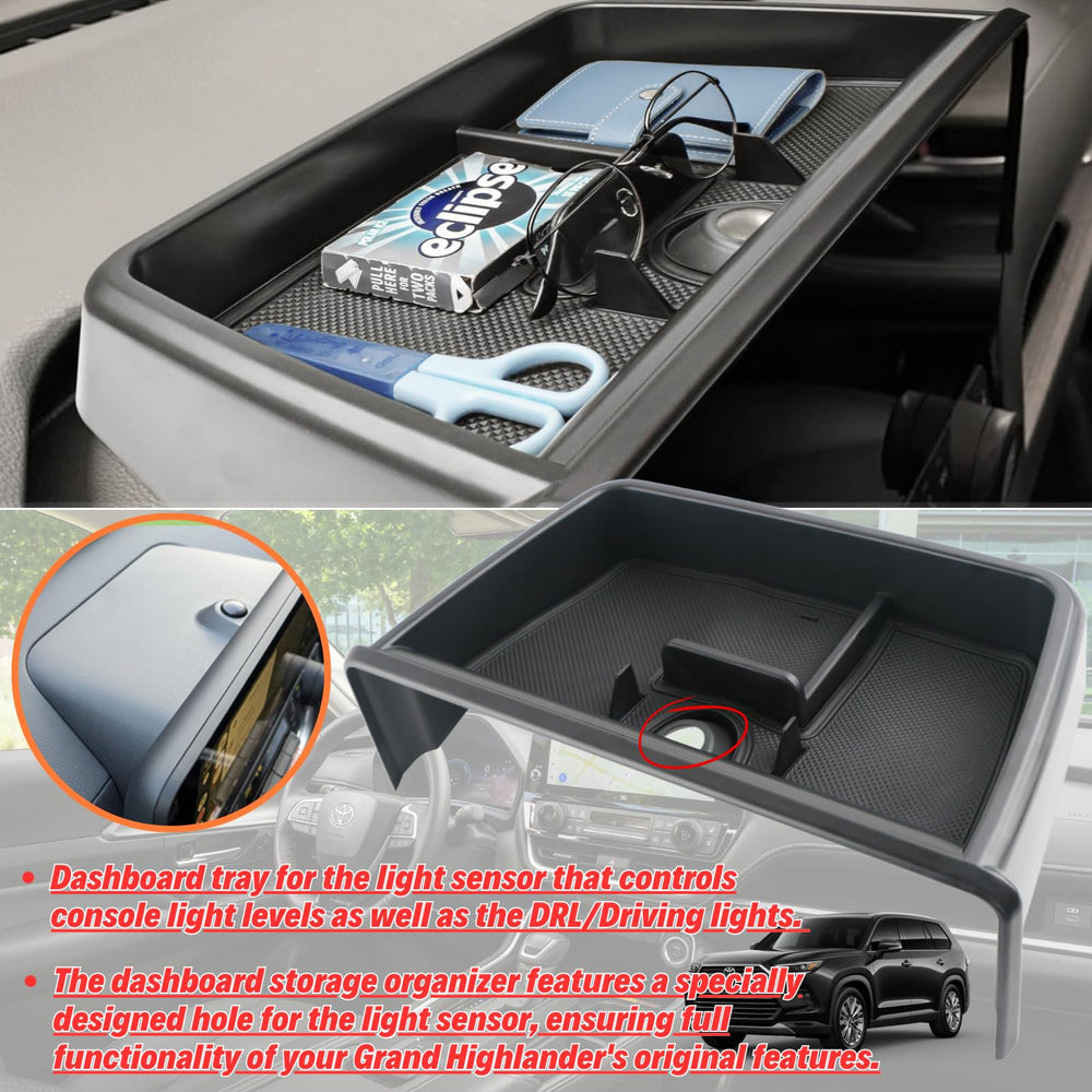 Qlhshop non-slip base prevents items from sliding on acceleration.