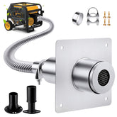 QLNGAS Exhaust Silencer Kit demonstrates universal fit for quieter generator operation