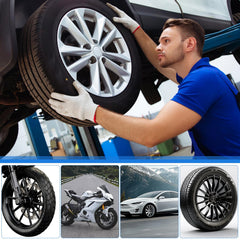 QLOUNI versatile tubeless tire kit for cars, SUVs, motorcycles, and ATVs.