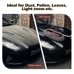 QLTUDN detailing brush set cleaning vents and dashboards with soft bristles