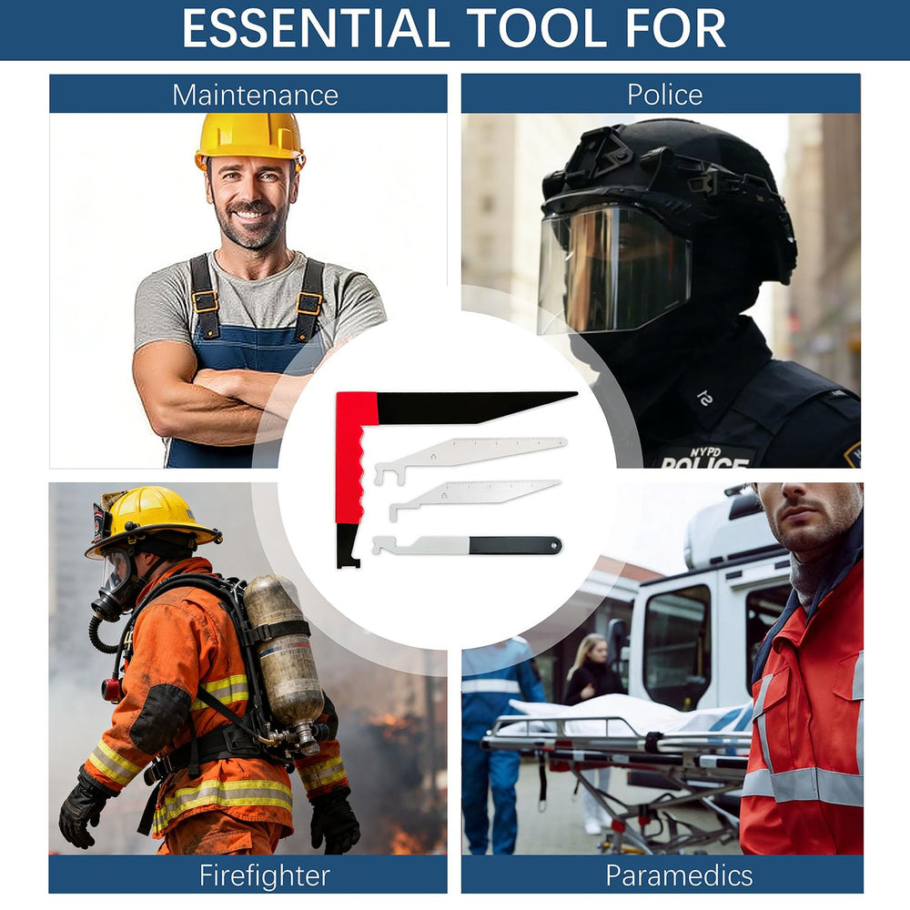 QMARK chaos bar tools mounted for portable rescue deployment.