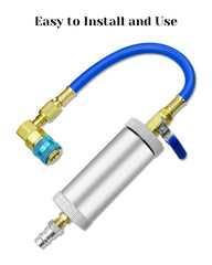 Ergonomic syringe end simplifies setup and handling