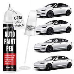 Qnofuit Pearl White Multi-Coat PPSW touch-up paint bottle for precise color matching.