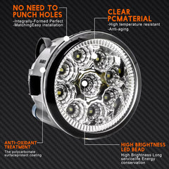 Qobsos LED fog light with easy install for Infiniti G37