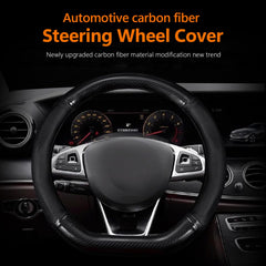 QODOLSI anti-slip rubber lining increases grip for safer steering.