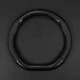 QODOLSI carbon fiber steering wheel cover highlights lightweight durability for daily driving.