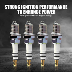 QODOLSI spark plug with heat-resistant design boosts engine durability under demanding driving.