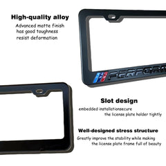 QOMAGO aluminum matte finish frame blends with any vehicle look.
