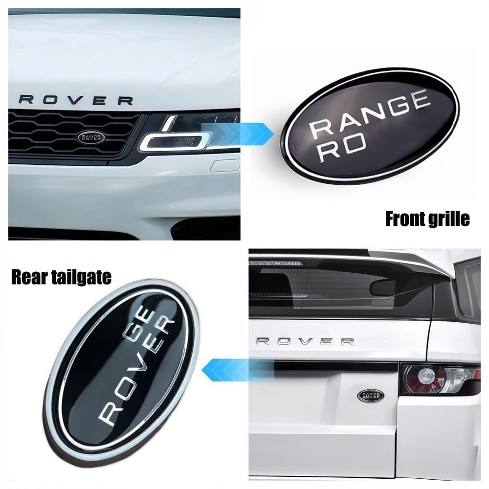 QOMAGO OEM-style badge replacement for Range Rover with precise fit
