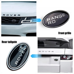 QOMAGO OEM-style badge replacement for Range Rover with precise fit