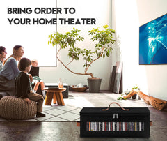 Qozary compact dimensions 16.5 by 8.3 by 8 inches fit shelves.