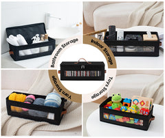 Qozary multi-use storage box suitable for towels, toys, yarn, and more.