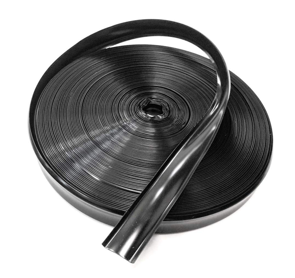 QPN black vinyl 7/8-inch screw cover trim installed on an RV exterior for durable renewal