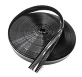 QPN black vinyl 7/8-inch screw cover trim installed on an RV exterior for durable renewal