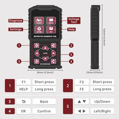 QPKING M3-A firmware upgrade supports 12 languages with a user-friendly display.