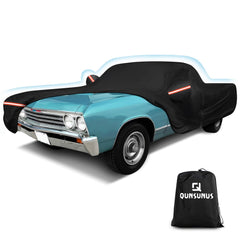 QUNSUNUS El Camino front view protects exterior from sun, rain, and dust