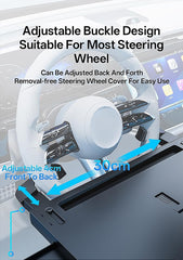 QRabbit rotatable hook stabilization keeps tray steady