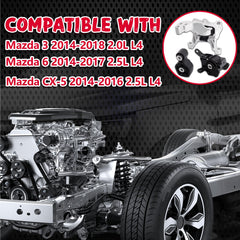 QRYIPPDM compatibility chart confirms fit for Mazda 3/6/CX-5