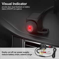 QTEATAK 12V 250A cut-off switch offering reliable battery isolation.