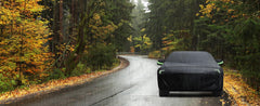 Qualencey Dodge Challenger cover easy installation with door zipper and quick removal