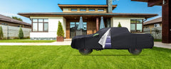 Qualencey Tacoma cover outdoors protects from sun, rain, debris