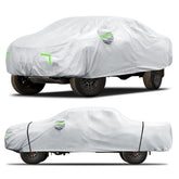 Qualencey Toyota Tacoma 6-layer cover front view protects from sun and rain