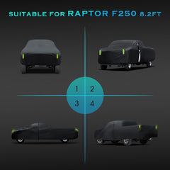 Qualencey truck-cover-easy-installation shows fast, tool-free setup.