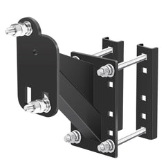 Qualward mount adapts to 4, 5, and 6 lug patterns.