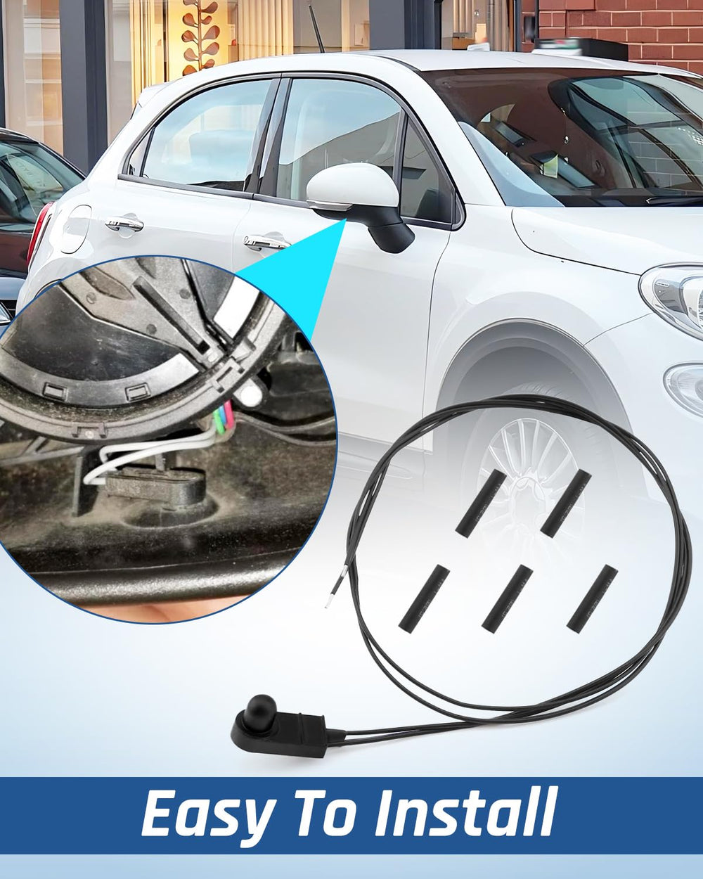 Easy replacement with Quaneguzy sensor, no tools needed for most vehicles.