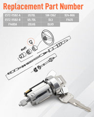 Quaneguzy keys pair included; backup and replacement to prevent lockouts.