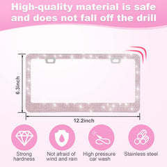 QUANQIUFEI easy-install kit with anti-theft screws for secure mounting