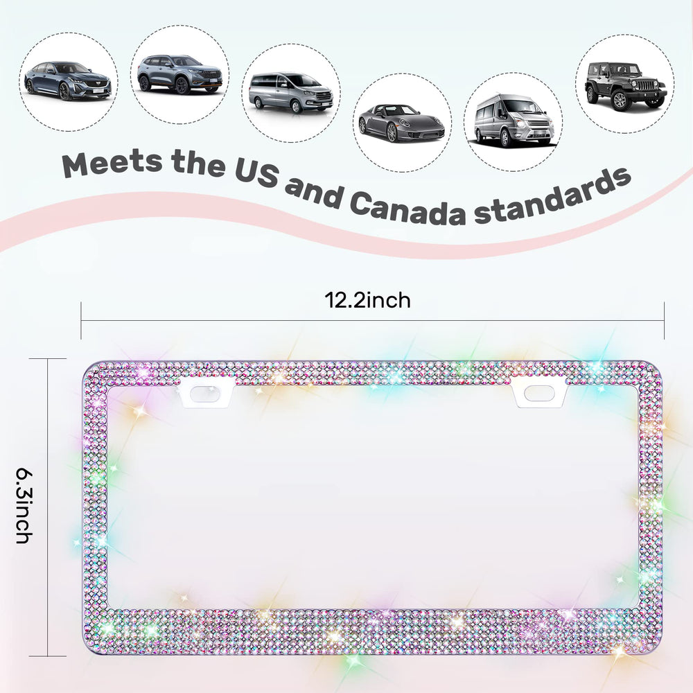 QUANQIUFEI anti theft screws and easy install depicted on frame