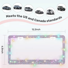 QUANQIUFEI anti theft screws and easy install depicted on frame