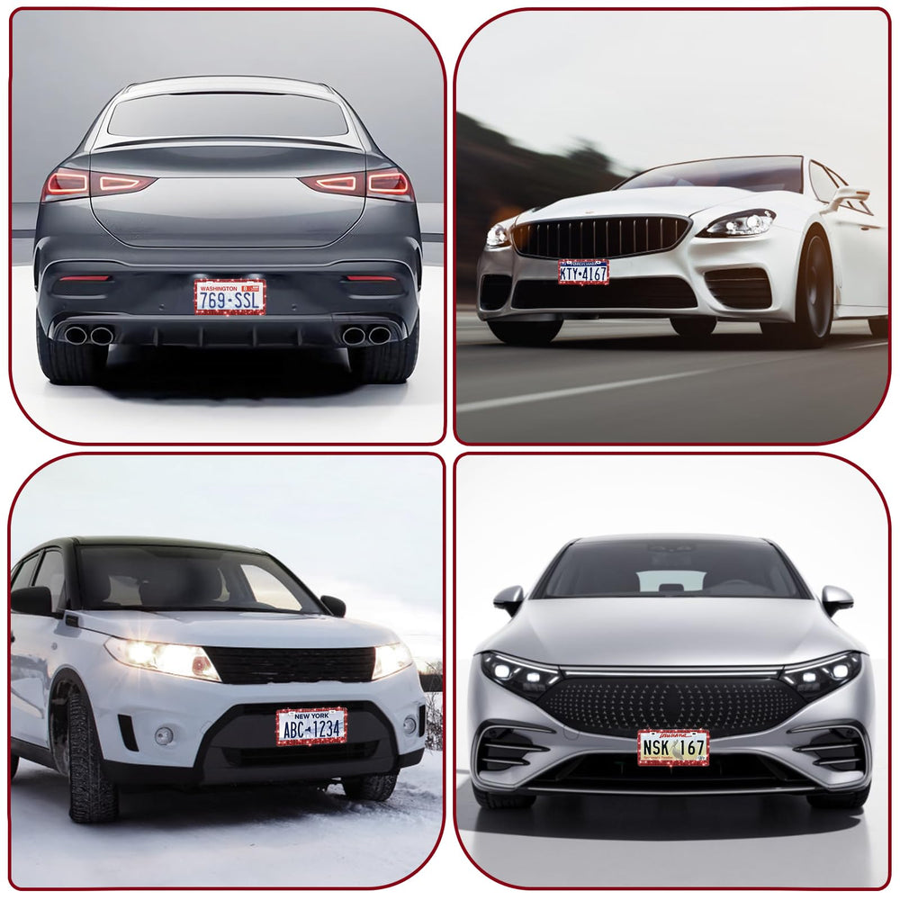 QUANQIUFEI burgundy frame sparkles in sun, enhancing your car’s personality